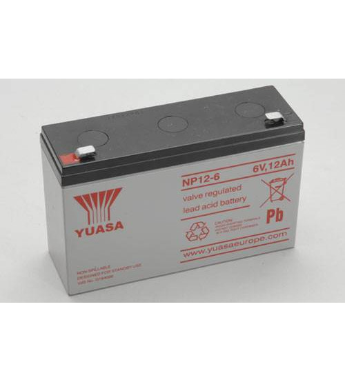YUASA VRLA Battery 6V 12AH / NP12-6